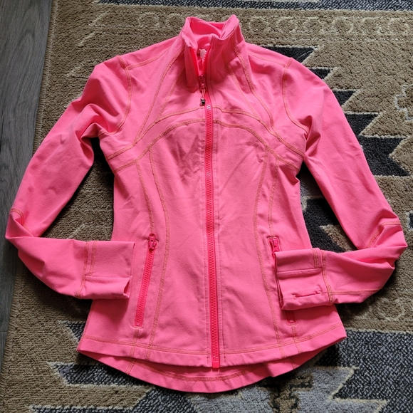 lululemon athletica Jackets & Blazers - Lululemon Neon Pink Define Jacket